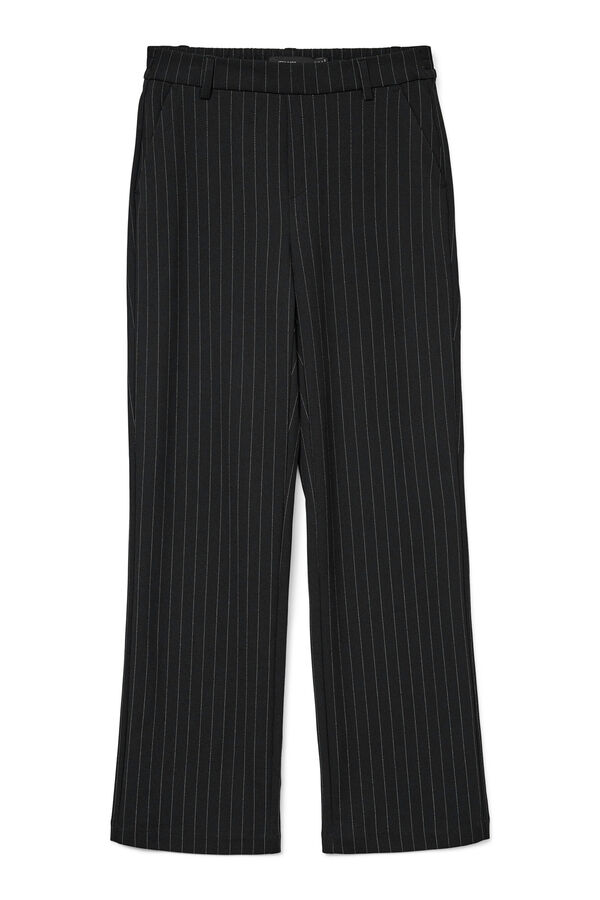 Vero Moda Calça de terno listradas Preto
