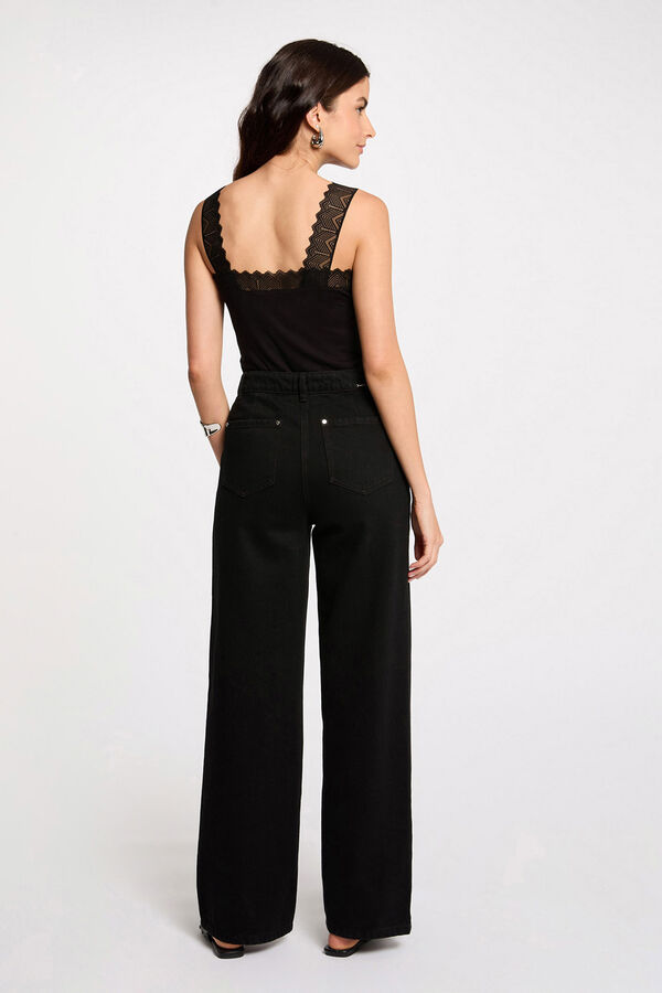 Morgan Top de renda Preto