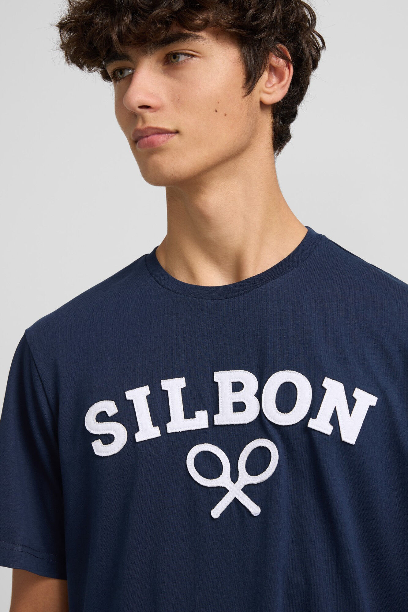 Silbon Camiseta raquete Silbon meia