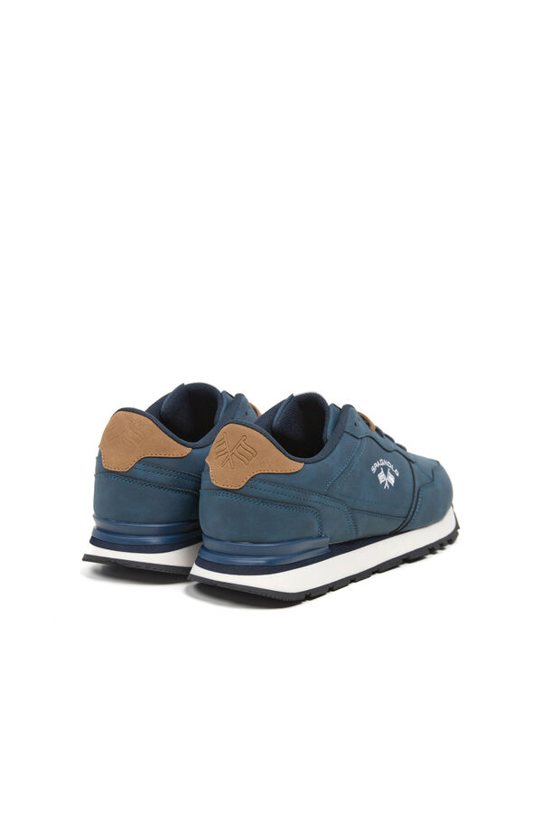 Spagnolo Men's casual running sneakers Navy