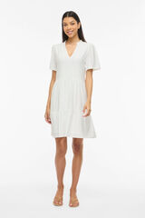 Vila Short dress with openwork details White