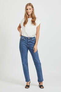 Vila Short sleeve satin blouse