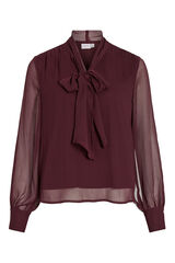 Vila Blusa de manga comprida Roxo