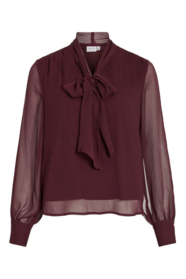 Vila Blusa de manga comprida Roxo