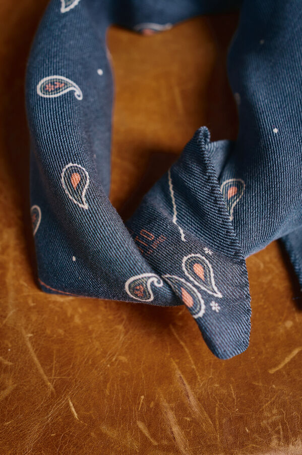 OOTO Pañuelo bandana algodón Azul marino