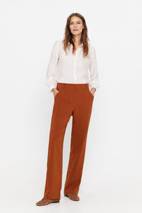 Cortefiel Dress trousers with darts Camel