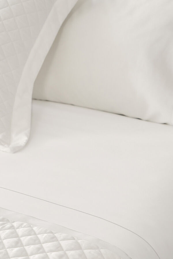 Bassols Lençol Encimera Regent  Cama 180 cm Branco