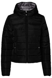 Cortefiel Quilted jacket Black