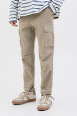 Jack & Jones Calça cargo de regular fit Cinzento
