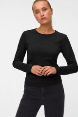Vero Moda T-shirt de manga comprida com brilho Preto