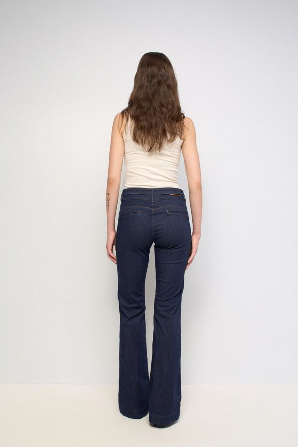 Salsa Jeans Chino Secret push in Azul
