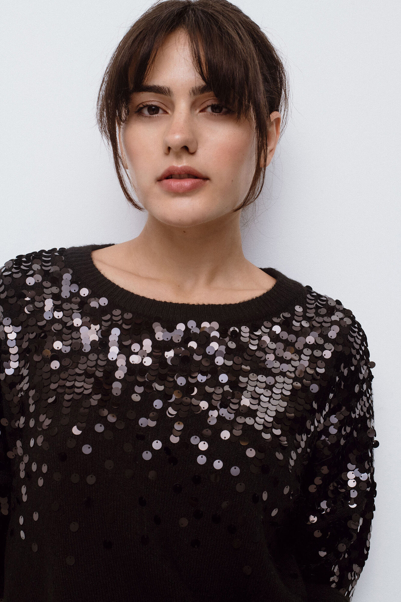 Vila Jersey de punto lentejuelas