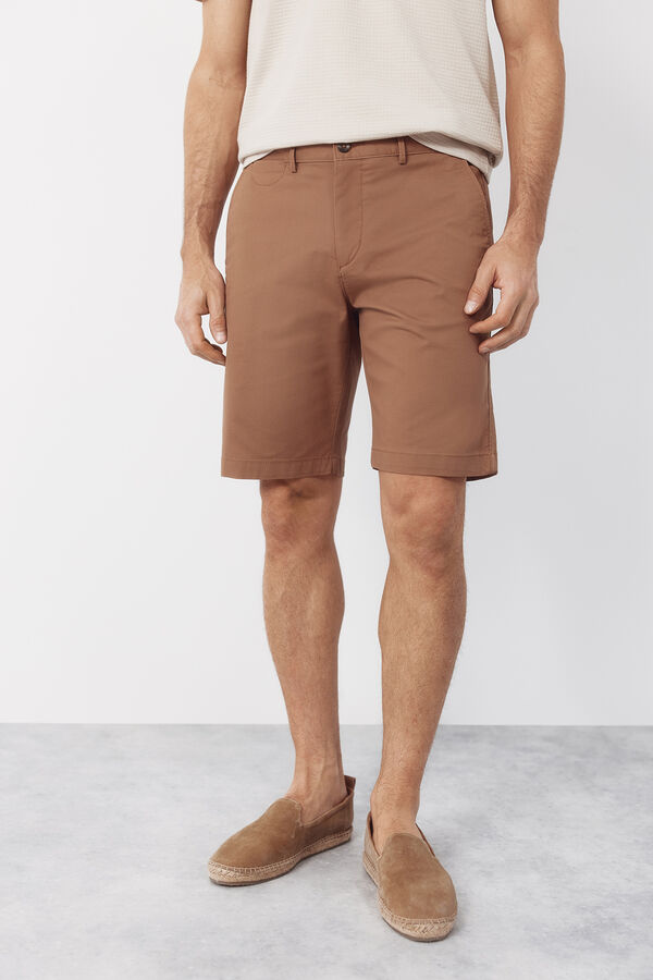 Cortefiel Chino Bermuda shorts Camel