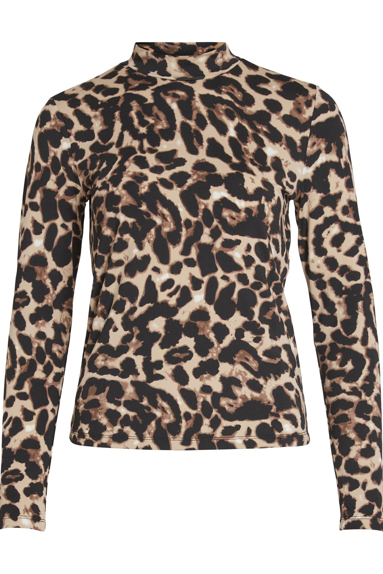 Vila Top de manga comprida leopardo
