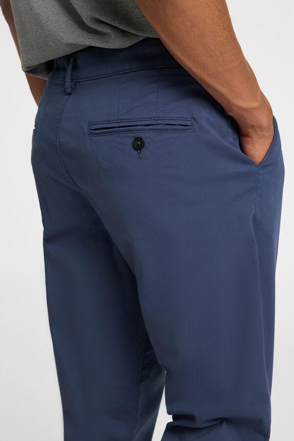 Selected Cal&ccedil;as chino para homem slim fit Azul