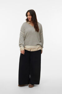 Vero Moda Curve Camisola tamanho grande em l&uacute;rex