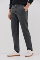Cortefiel Tapered fit jeans Grey