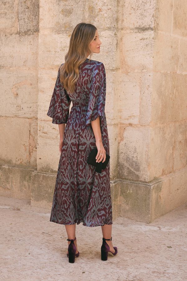 Pol&iacute;n Et Moi Vestido de convidada Artemisa Granada