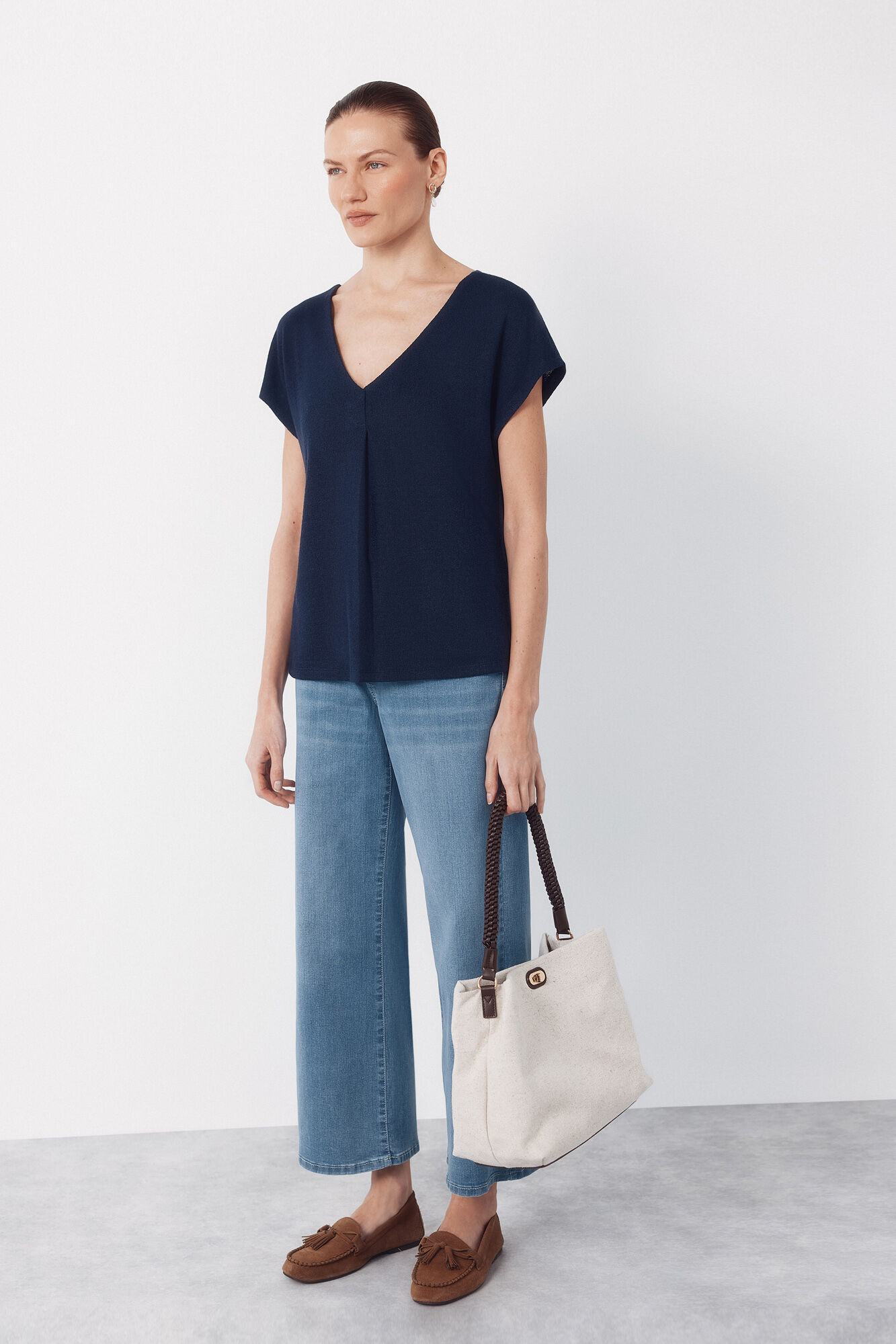 Cortefiel T-shirt with a rustic look