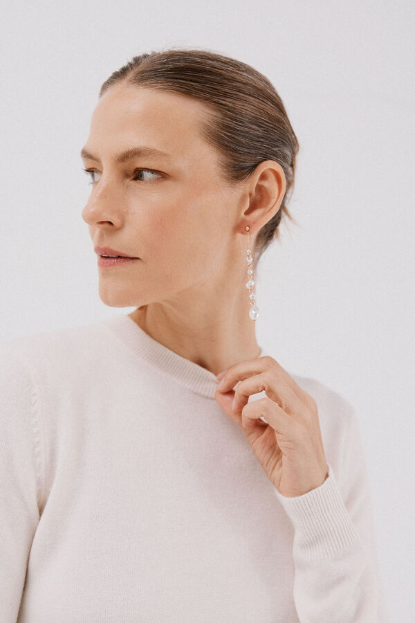 Cortefiel Soft feel jumper Ivory