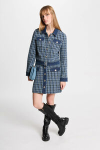 Morgan Falda corta de tweed