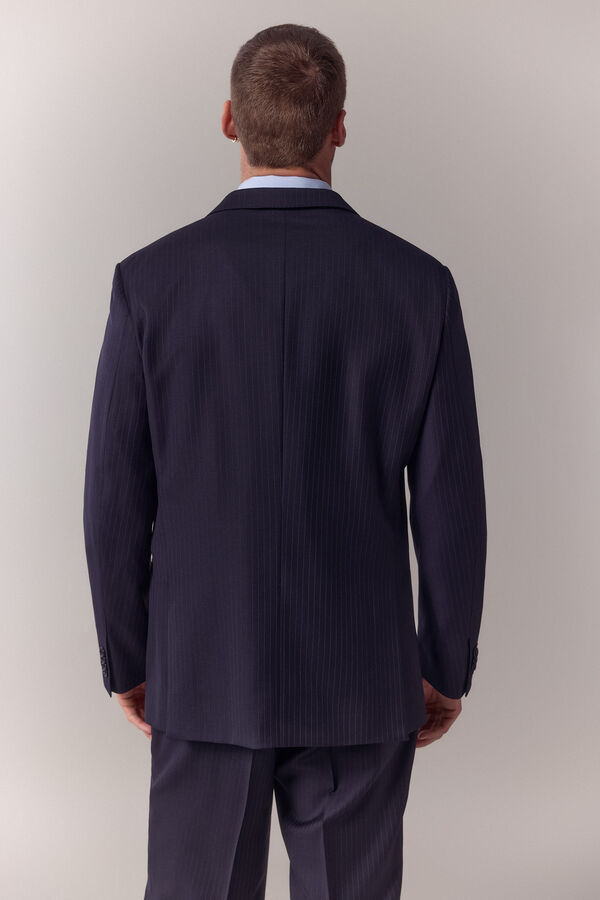 OOTO Pinstripe suit blazer Navy