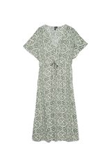 Vero Moda Adjustable waist long dress Green