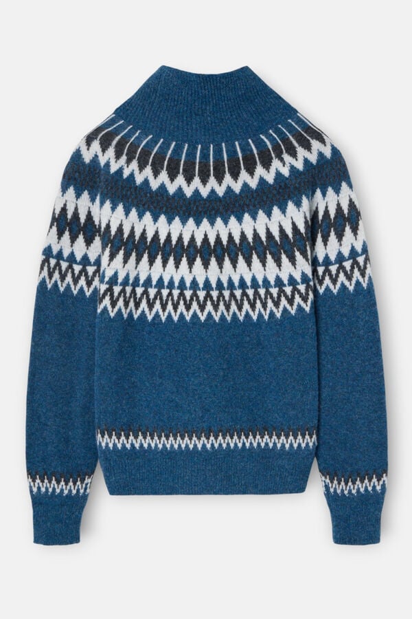 Silbon Camisola jacquard Azul