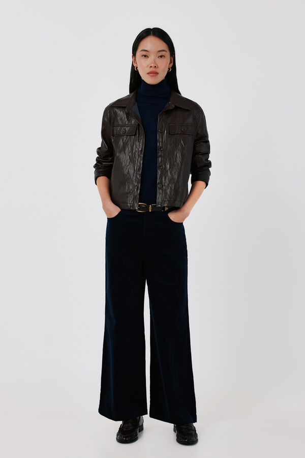 Cortefiel Marine Velvet Sensational jeans Blue