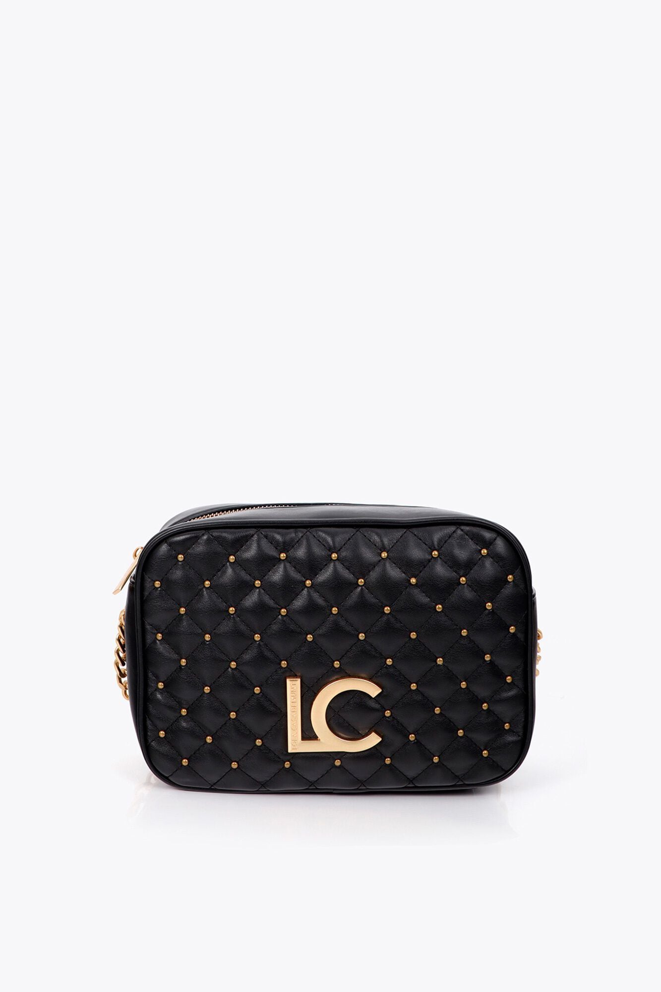 Lola Casademunt Puffer crossbody bag with mini studs