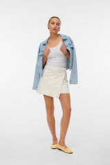 Vero Moda Denim short skirt White