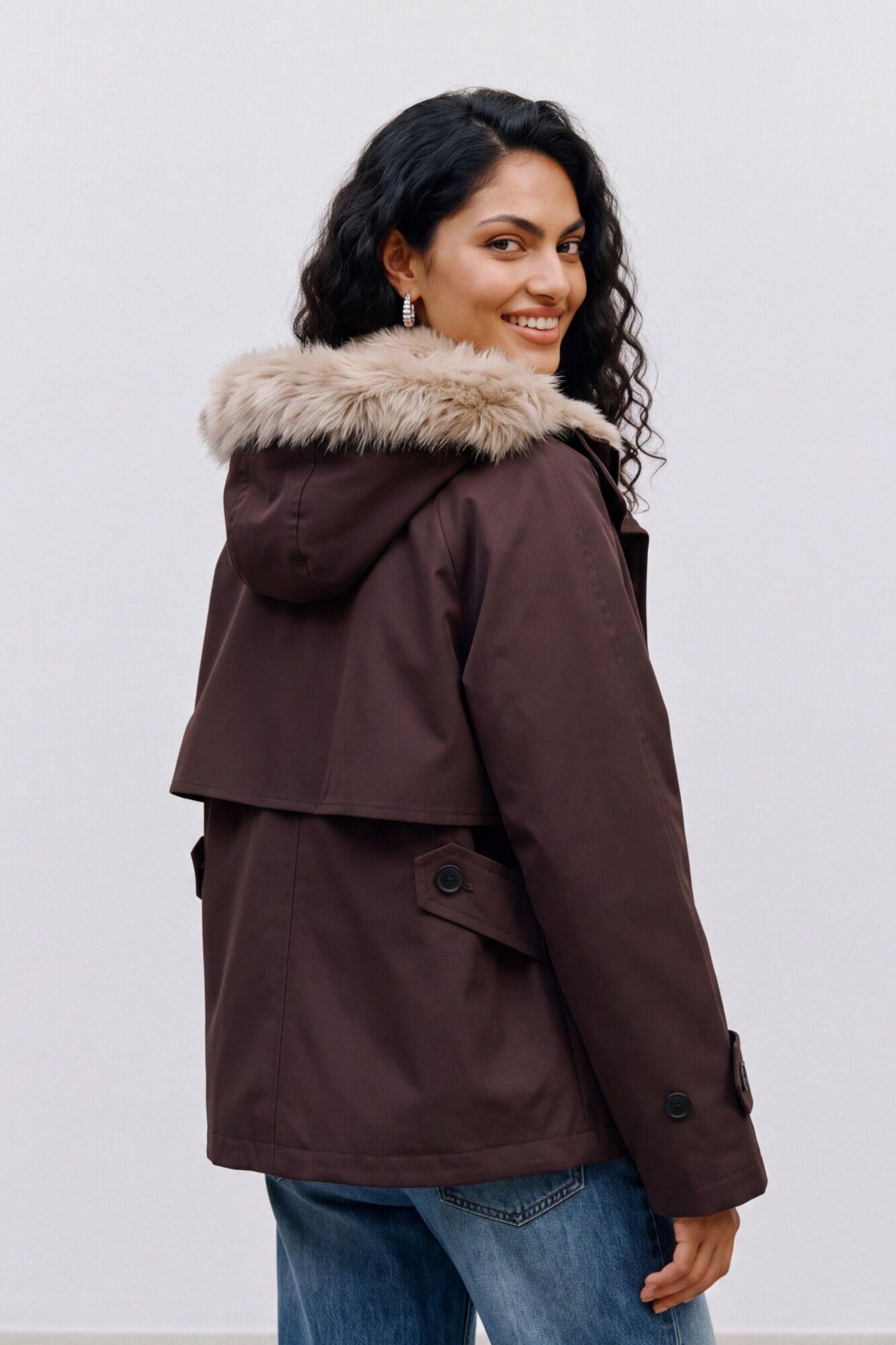 Vero Moda Casaco curto gola alta
