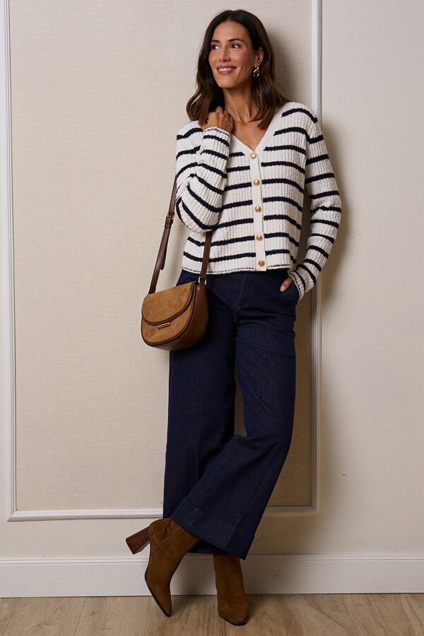 Polín Et Moi Cardigan riscas Amelia Impressão