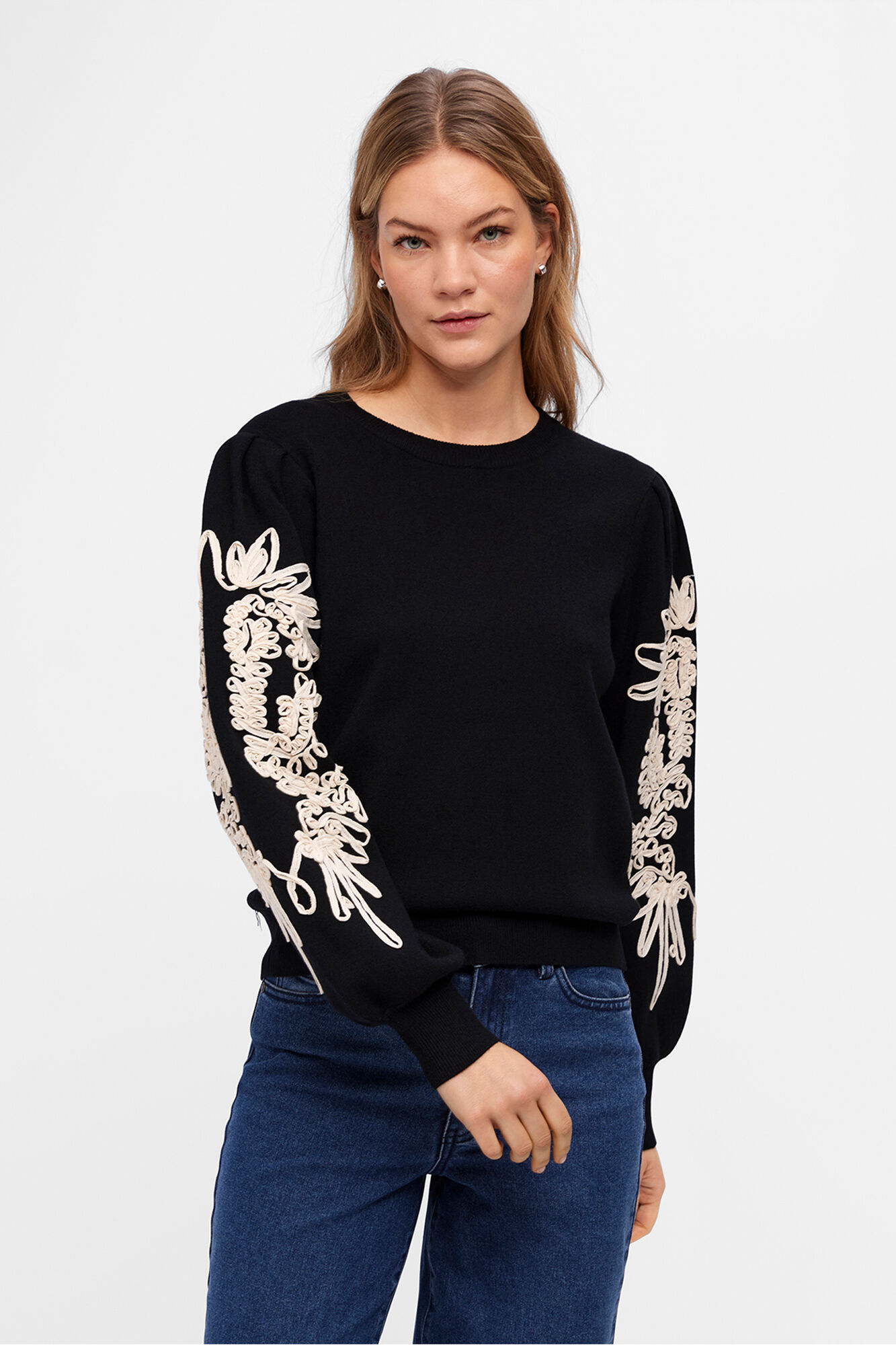 Object Camisola de malha bordada