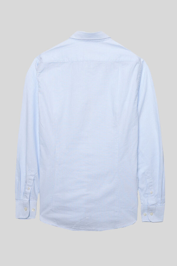 Cortefiel Camisa sport oxford azul