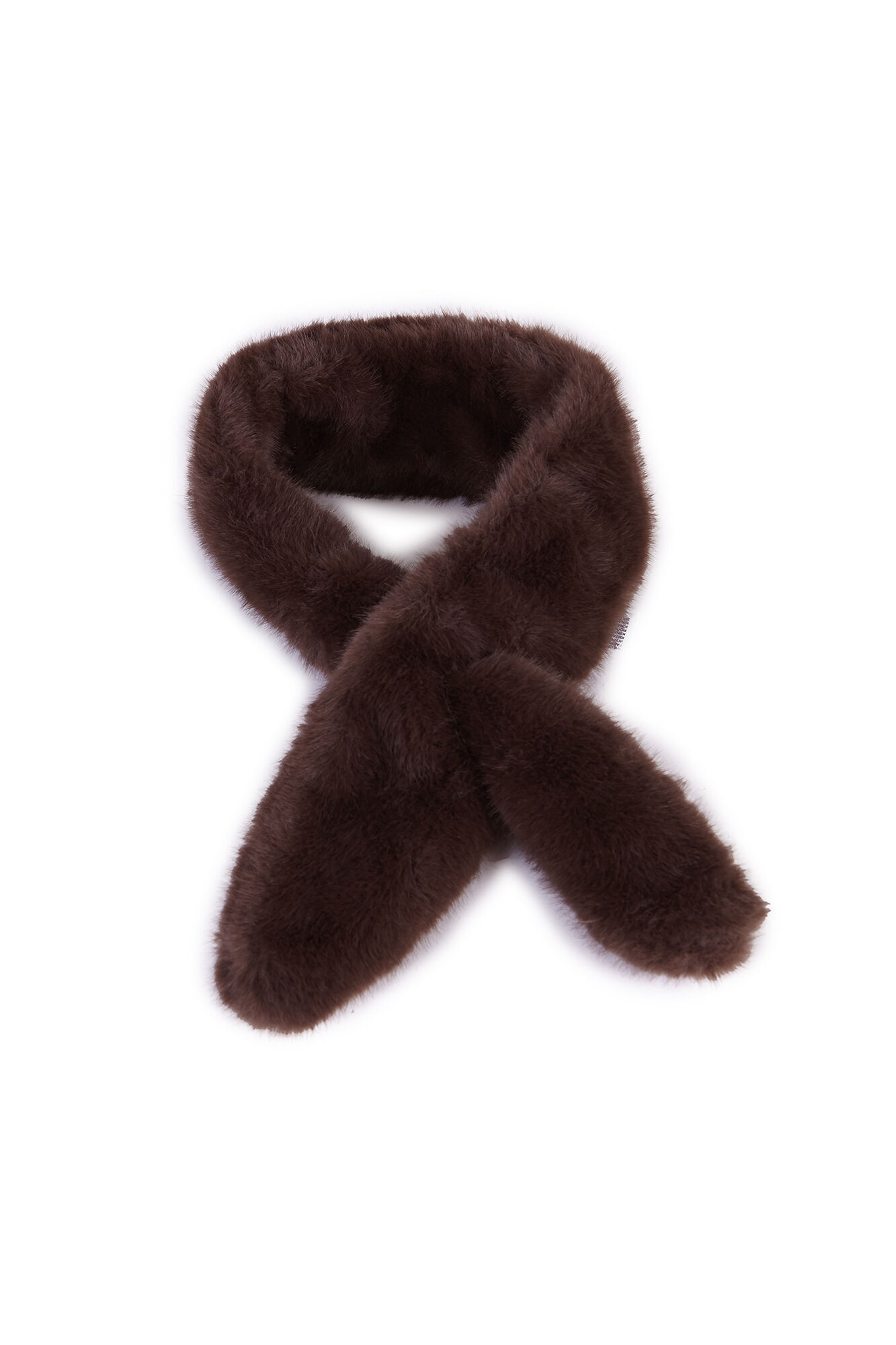 Cortefiel Faux fur crossover neck
