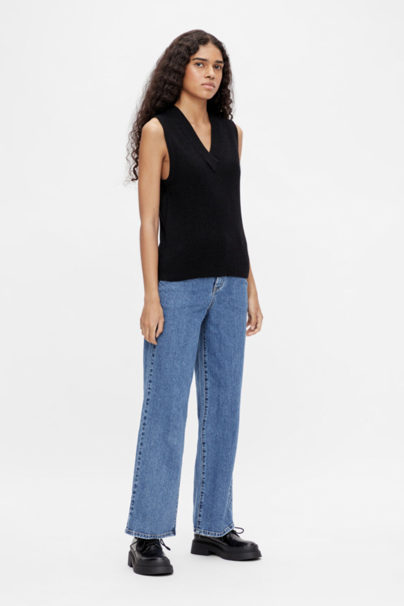 chaleco punto cortefiel