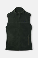 Silbon Colete de polar clássico Verde