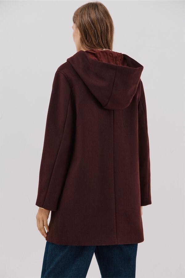 Cortefiel Hooded hood Maroon