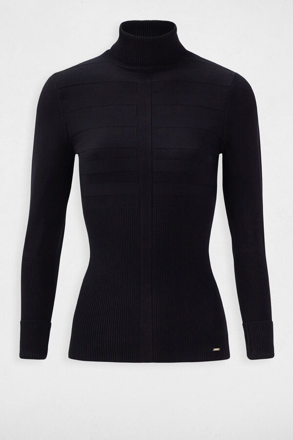 Morgan Long-sleeved turtleneck jumper Black