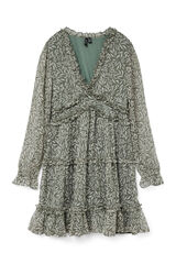 Vero Moda Vestido curto de gaze Verde