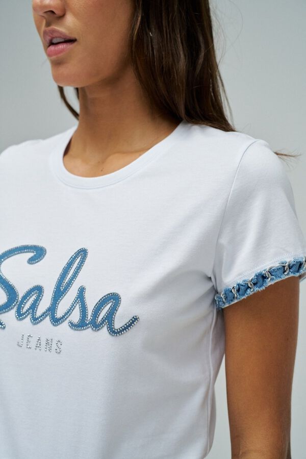 Salsa Jeans T-shirt slim fit Branco