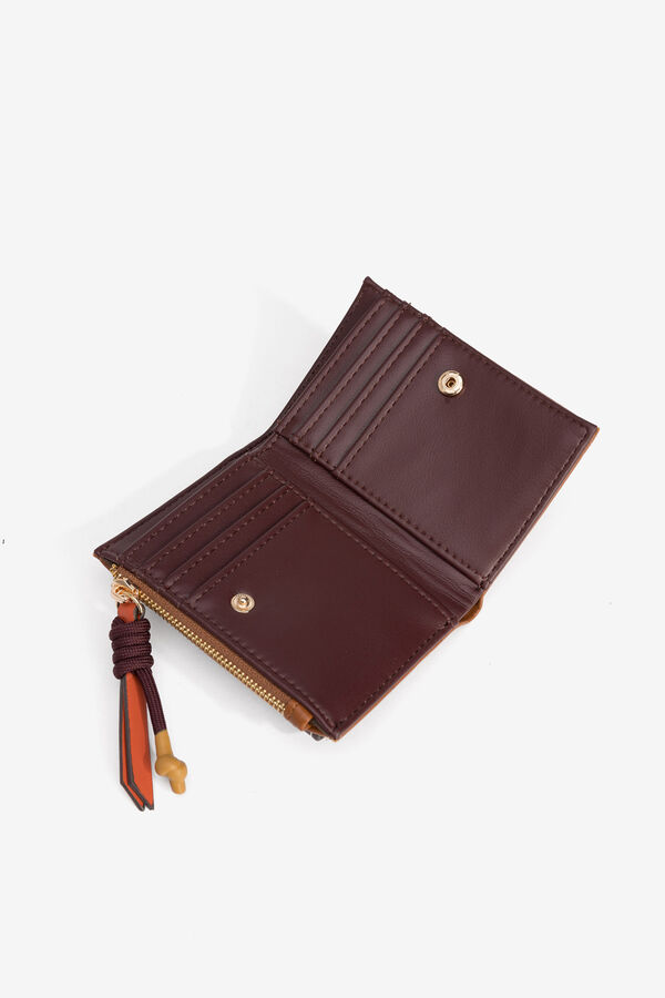 Vilanova Tricolour pocket card holder Red