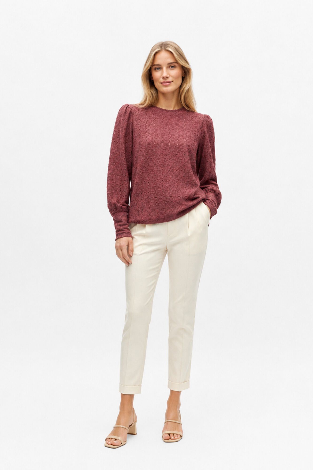 Object Structured long sleeve top