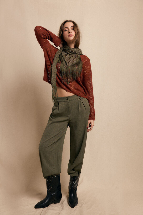 Slowlove Camisa Perkins vazada Laranja