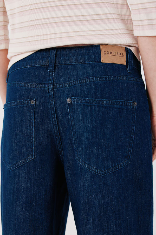 Cortefiel Long palazzo jeans Blue