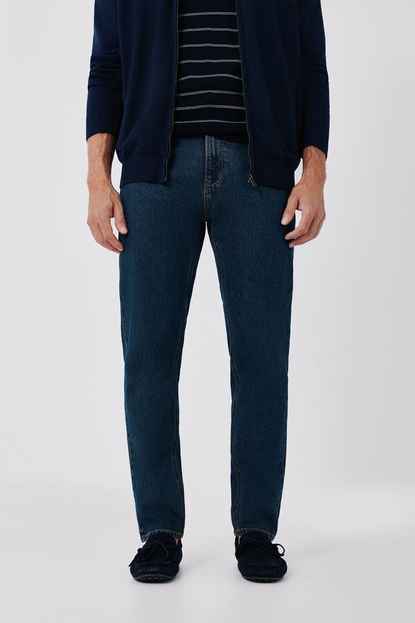 Cortefiel Slim fit jeans Blue