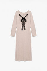 Vero Moda Vestido de malha Tostado