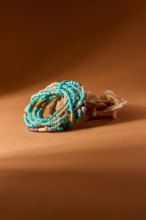 Slowlove Pulsera de cuentas m&uacute;ltiple Multicolor