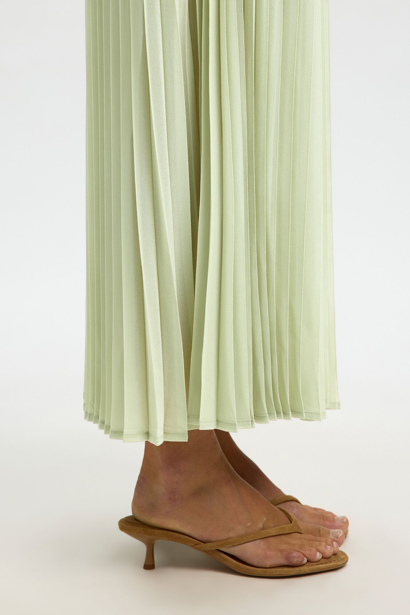 Selected Pleated long skirt